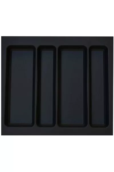 2-delige set Cm Organizer Cm Zwarte Pollepel & Cm Zwarte Lepelhouder (CM KAN GESNEDEN WORDEN)