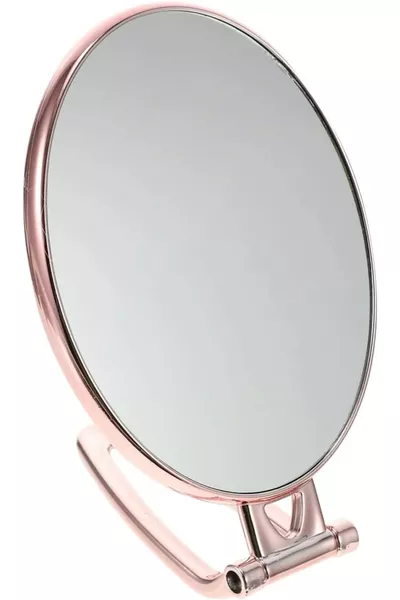 Travel Mirror Double-Sided Round Makeup Mirror, Hand Mirror