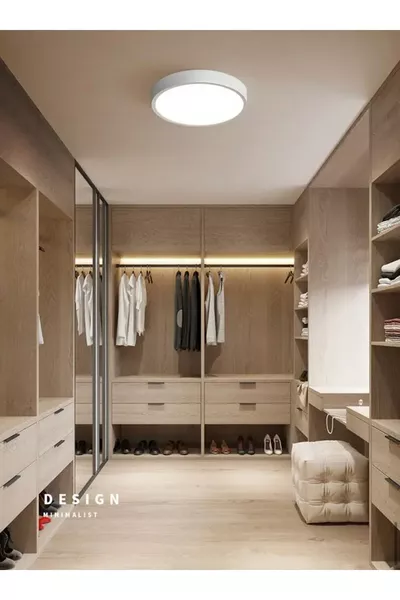 Plafonnier LED  cm Grand Format Boîtier Métallique Panneau Pour Salon, Cuisine, Salle de Séjour K Lumière Du Jour