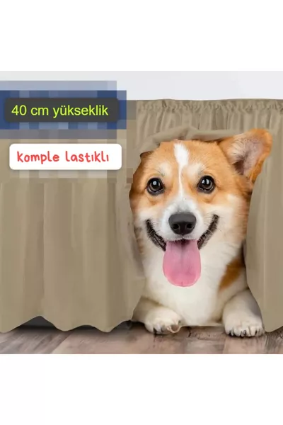 jupe de lit à volants avec bordure volantée pour lit double ou simple, drap-housse à volants complet