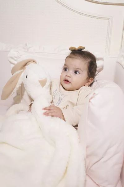 Niedliche Baby-Kinderdecke Häschen Winterplüsch Welsoft-Häschen-Decke