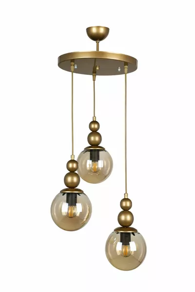 ثلاثي تعليقة ثابتة بلا حدود بزجاج العسل المعتق