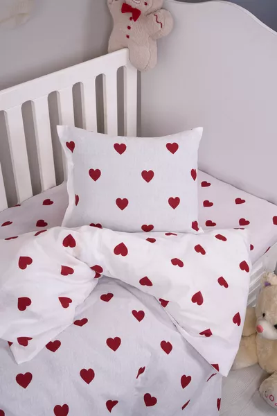 Baby Duvet Cover Set, Cotton, × Ranforce, Printed | Super Soft Baby Duvet Covers