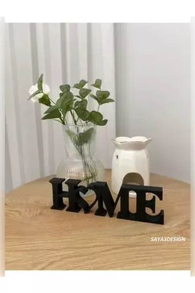 Home Rubatrend décoratif figurine et décoration de bureau noire