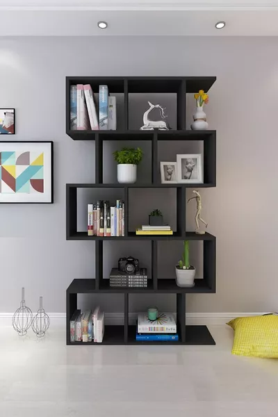 Rio Decoratieve Boekenplank Zwart