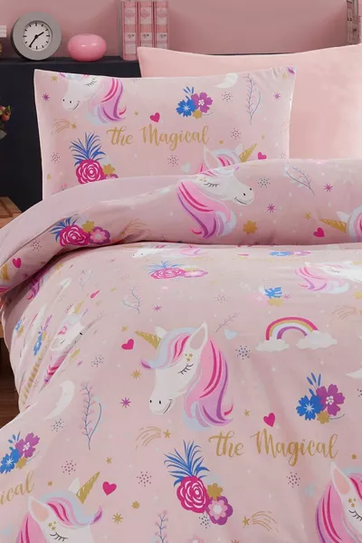 Комплект спално бельо за едно легло Junior Magical розово