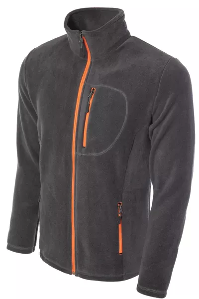 Men's Pro Windproof 5-Pocket Outdoor Full-Zip Fleece Jacket