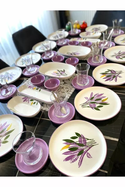 MOR BŞK  Kişilik  Parça Kahvaltı Takımı