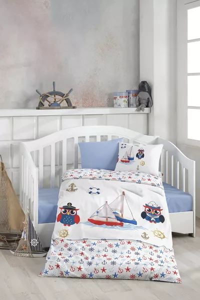 Digital bedrucktes 3D-Baumwoll-Babybettwäsche-Set