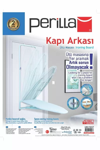 Перила за сгъване на ютия зад вратата