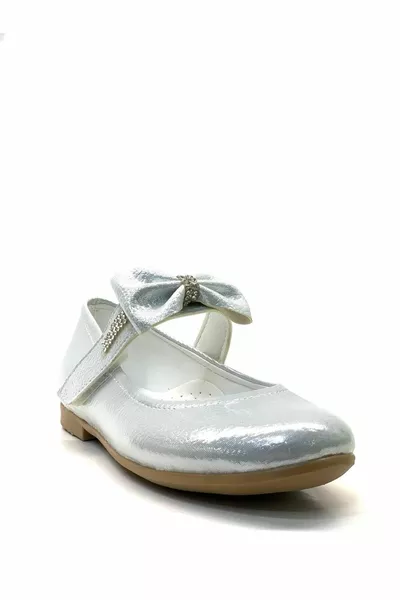 Ballerines en argent pour filles d’âge préscolaire