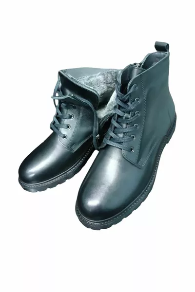 МУЖСКАЯ ШУБА ЧЕРНЫЕ САПОГИ