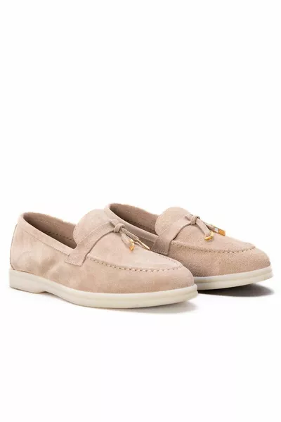 Maggie Ballerine da donna in vera pelle scamosciata 