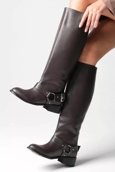 أحذية راكب الدراجة النارية النسائية