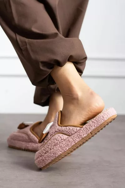 Fiyon نسائي مفصل أنيق مغلق الجبهة لا يصدر ضوضاء نعال البيت الوحيد حزمة النعال المهر