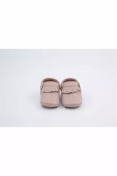 Unisex Baby Pink Dani Serie Vera Pelle Primo Passo Scarpe