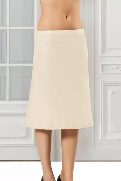 Skirt Lining Knee-Length Nude Slip