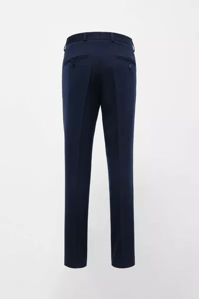 Erkek Çocuk Lacivert Klasik Kumaş Pantolon