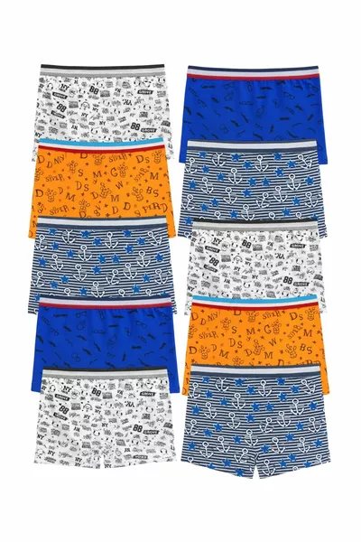 بوكسر أولاد قطن مقاس 