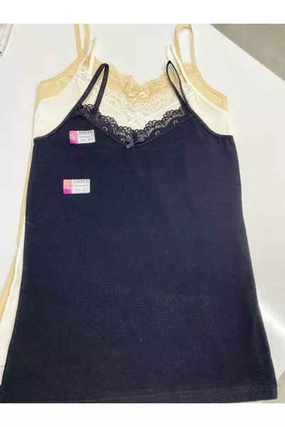 قميص داخلي متعدد من الدانتيل 3 قطع