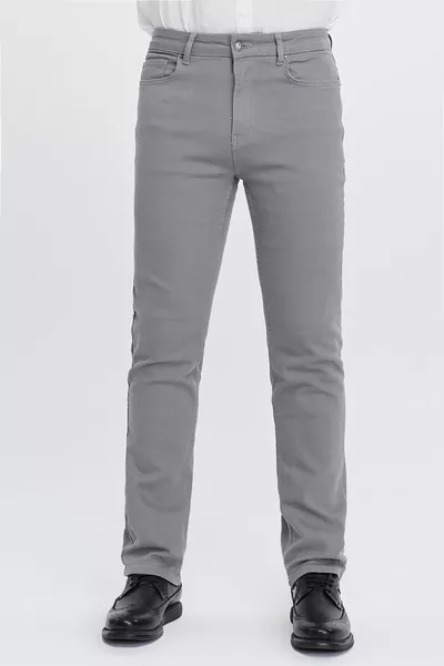 Висококачествени мъжки дънки Martin с ликра, висока талия, редовно прилягане и свободна кройка, модел 