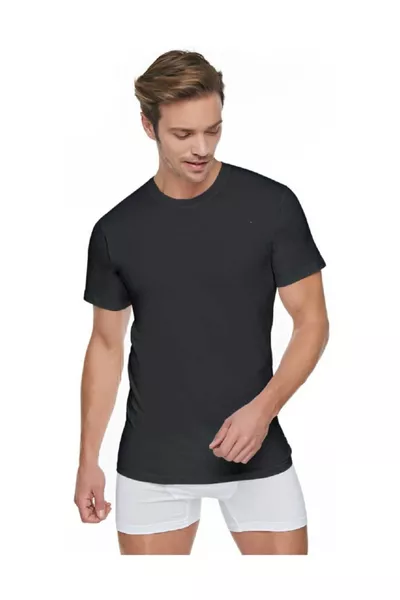 Pacco da 6 Canottiera Uomo Girocollo