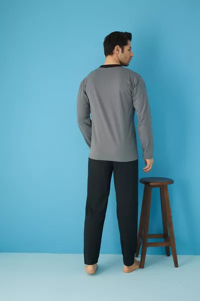 Supreme (dunne) lange mouwen pyjama set