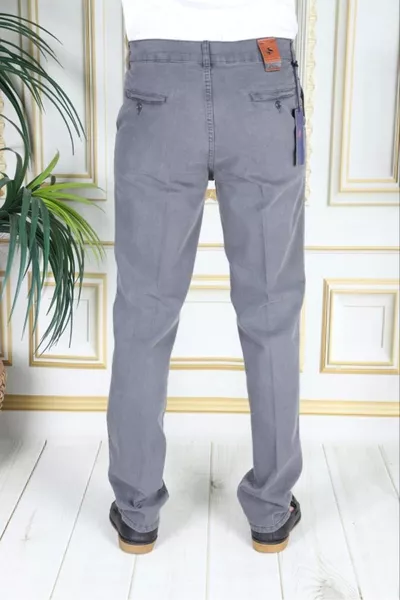 Classic Cut Gray Stretch Men’s Side Pocket Classic Jeans Dad Pants Phantom Jeans By Small