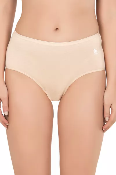 أوزكان  عبوة 6 قطع نسائية، سروال داخلي عالي الخصر من القطن والمودال، مرن وناعم