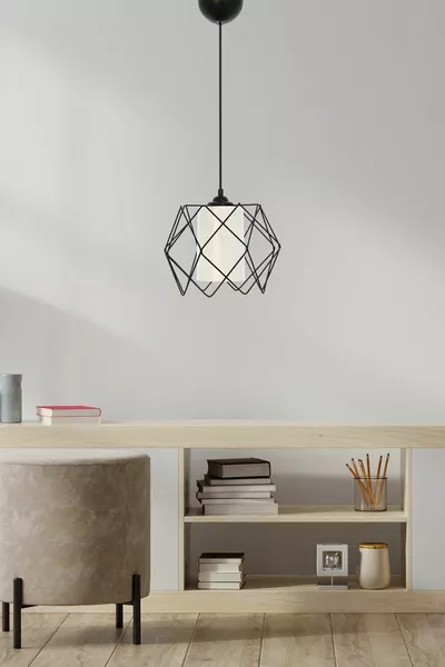 Trend White Glass One Kitchen, Entrance, Hallway, Living Room, Lounge Pendant Chandelier