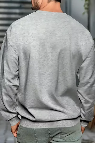 Whatever Printed Oversized Sweatshirt