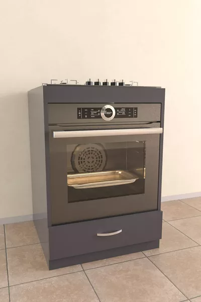 خزانة مطبخ أنترسايت مدمجة وحدة مطبخ مدمجة لخزانة الفرن