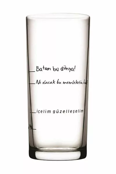Brand: Içelim Güzelleşelim Raki Glass,  ml, 6 Pieces Category: Raki Glass