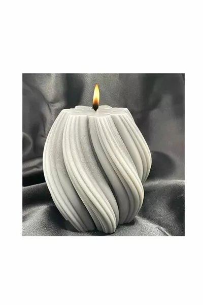 Golf Spiraal Siliconen Kaarsvorm