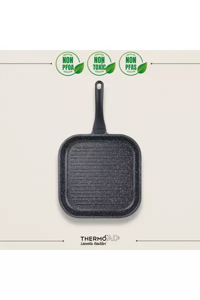 | Grillpfanne | Quadratisch |  cm | Grau