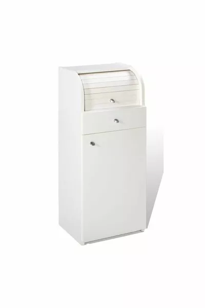 Zeta Bread Cabinet with Drawers - White