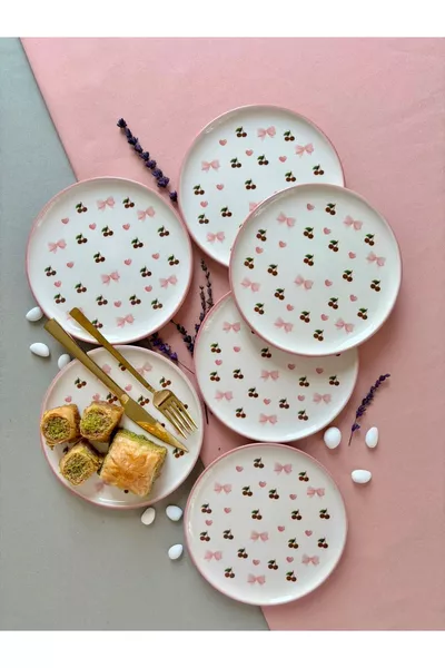 Kiraz Model 6 Stuks Dessertbord