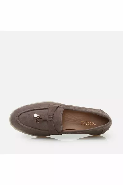 Genuine Leather Mink Women's Loafer