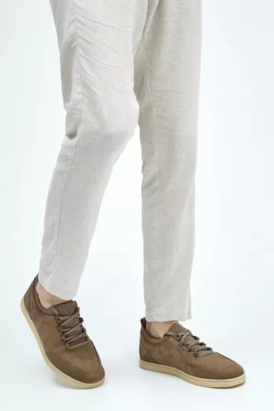 Chaussures décontractées en cuir véritable pour hommes   Erk Ayk 