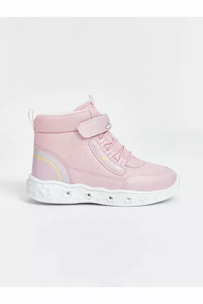 مطبوعة الفيلكرو الفيلكرو الكاحل حجم أحذية الفتيات