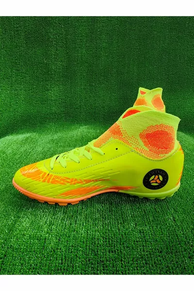 Vivid Colored Socks Astroturf and Football Shoes