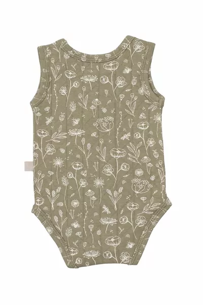 القطن الطفل المفاجئة تانك أعلى زهرة الربيع الكاكي