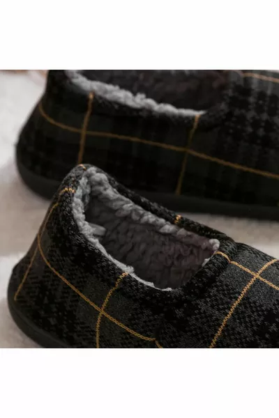 LCW STEPS Новая черная мужская домашняя обувь с рисунком