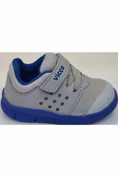 Garçons Gris Orthopédique Baskets First Step 