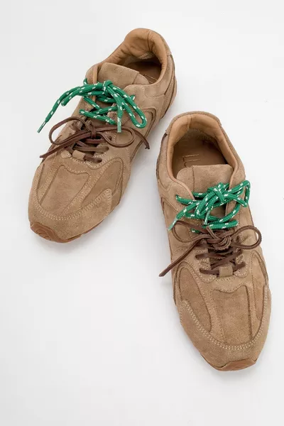 سيرينا بيج سويدي جلد طبيعي أحذية رياضية نسائية