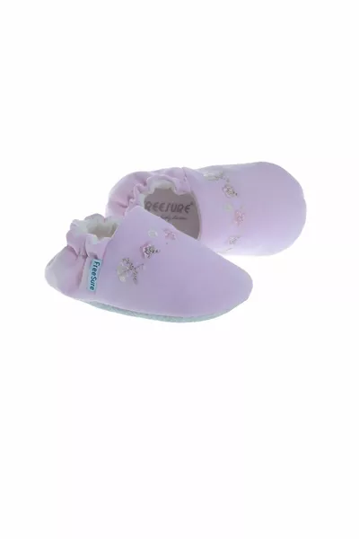  Розови ботуши за момиченце, бебешки обувки, неплъзгаща се подметка