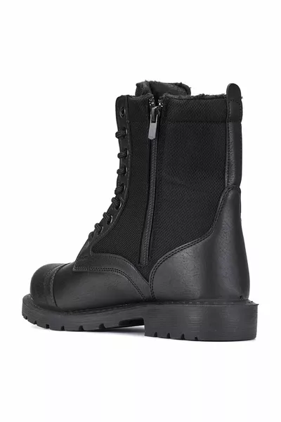 Men's Long Military Boots - Men's Postal Boots (Zippered)