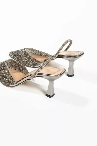 London Glass Shards Detail Hakken met open rug