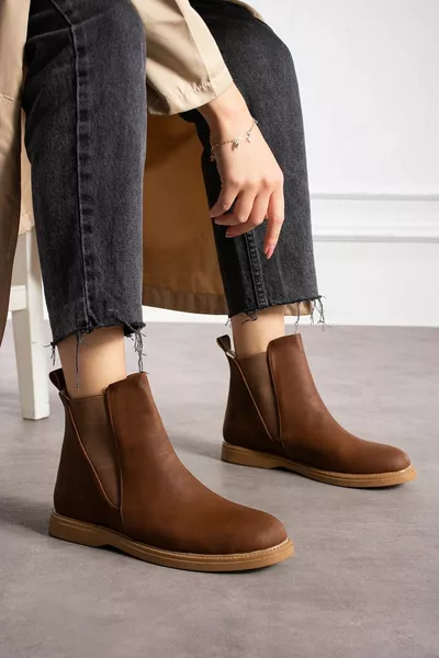 المرأة الدافئة بطانة عدم الانزلاق وحيد الزمرد النسيج مريحة مطاط من السهل ارتداء أحذية النساء عارضة