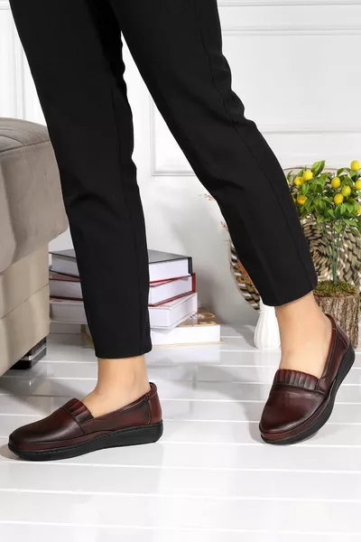 P  Big Size Casual Comfort Custom Heel Gel Mom Casual Shoes